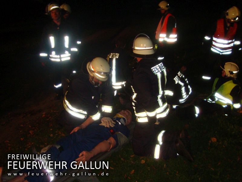 Ausbildung mit der Feuerwehr Brusendorf